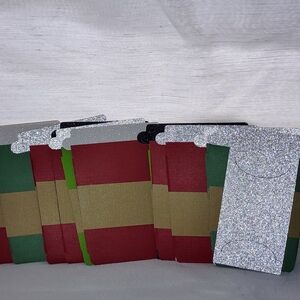 Festive Glitter Card Holders
